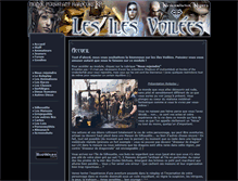 Tablet Screenshot of iles-voilees.com